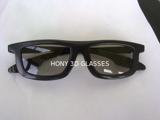 Plastikowa ramka z ABS Liniowe okulary 3D z polaryzacją Czerwone i niebieskie dla kina