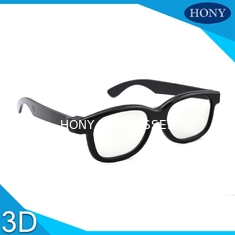Plastic Circular Polarized 3D Glasses For Movies With Different Color Frame