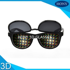 Niesamowite światła 3D dyfrakcyjne okulary z klapką w dwóch soczewkach 3d okulary fajerwerków