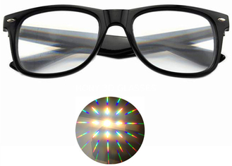 Okulary Premium Dyfrakcyjne Pryzmat Rave Okulary tęczowe na przyjęcia świąteczne