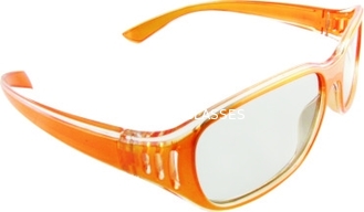 Scratch Free Long Time Use Pasywne okrągłe spolaryzowane okulary do użytku w kinie