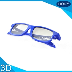 Wygodna konstrukcja Liniowe spolaryzowane okulary 3D o grubości 0,23 mm dla kino IMAX