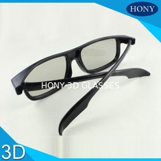 Wygodna konstrukcja Liniowe spolaryzowane okulary 3D o grubości 0,23 mm dla kino IMAX