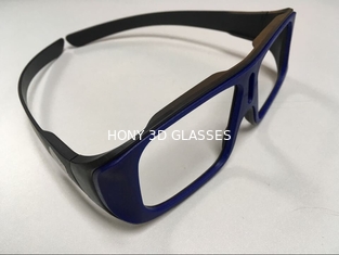Rozłożona duża ramka Liniowe spolaryzowane okulary 3D 0,23 mm Soczewki Niestandardowe kolory