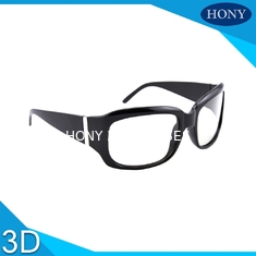 Wielokrotne, wielokrotnego użytku liniowe spolaryzowane okulary 3D 141 * 53 * 156mm