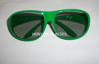 Spersonalizowane plastikowe okulary 3D spolaryzowane, okrągłe okulary polaryzacyjne
