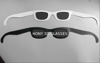 300g Papierowe spolaryzowane okulary 3d do kina, okrągłe okulary polaryzacyjne
