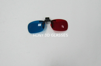 Clip On plastikowe czerwone zielone okulary 3D dla Look 3D Picture And Movie