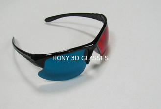 Anaglyph Plastic Red Cyan Okulary 3D, wielokrotnego użytku okulary polaryzacyjne