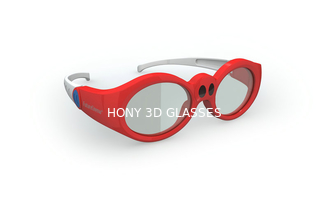 Custom Kids Obiektywy Lcd DLP Link Okulary 3D do telewizora Czerwona ramka 120 Hz