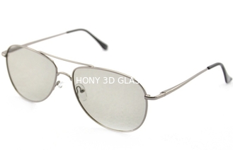 Metalowa ramka Liniowe spolaryzowane okulary 3D Anti UV For Imax Movie