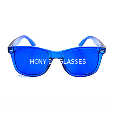 Okulary przeciwsłoneczne do terapii kolorami UV 400 UVB ochronne 9 kolorów soczewek