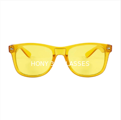Przeciwko UVA kolorowe okulary przeciwsłoneczne Chakra poprawiające nastrój okulary przeciwsłoneczne z ramką PC