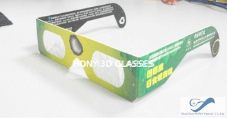 Drukowanie Rama papieru Okulary słoneczne Eclipse, soczewki lasera PVC 0,06 mm Okulary
