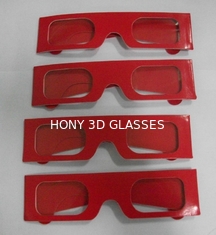 Papierowe pasywne stereoskopowe okulary 3d / Clear Lens Okulary 3D Uniwersalne