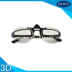 Typ klipsa Plastikowe okrągłe okulary polaryzacyjne Real 3d Anti Glare