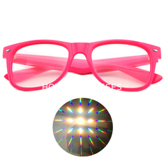 Specjalistyczne okulary dyfrakcyjne z nadrukowanym logo - Rave Eyes Party Club 3D Trippy