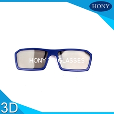Clip On jednorazowe pasywne okulary 3D do kina jednorazowego użytku