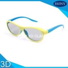 Prawdziwe D Plastikowe Okulary 3D Dla Dorosłych Okulary Niebieskiego Pomarańczowego Kina