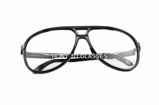 Zmywalne plastikowe okulary 3D Okrągłe spolaryzowane dla filmu Reald Or Masterimage