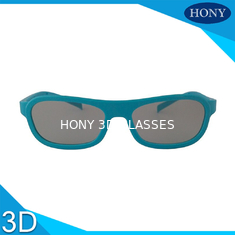 Kino ABS Liniowe spolaryzowane okulary 3D, okulary 3D Movie z niebieską ramką