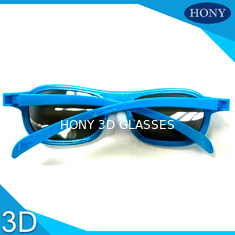 Kino ABS Liniowe spolaryzowane okulary 3D, okulary 3D Movie z niebieską ramką