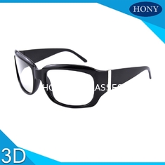 Wielokrotne, wielokrotnego użytku liniowe spolaryzowane okulary 3D 141 * 53 * 156mm