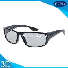 Long Time Use Linear Spolaryzowane okulary 3D Anti Scratch Film Black Frame