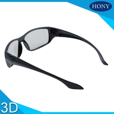 Long Time Use Linear Spolaryzowane okulary 3D Anti Scratch Film Black Frame