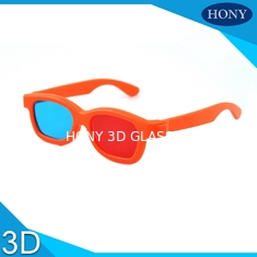 Dzieci / Dorosły Anaglyph 3D Okulary Red Cyjan Lekki 150 * 48 * 165mm