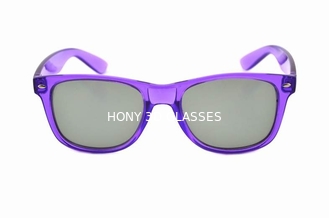 Hony Emerald Diffraction Film 3D Fireworks Glasses With Purple Frame