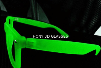 Fluorescencyjne 3d dyfrakcyjne okulary z PC przezroczystą soczewką dyfrakcyjną Eco Friendly