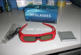 Akumulatory USB Uniwersalne okulary 3D z aktywną przesłoną 120Hz 1.5mA CE FCC