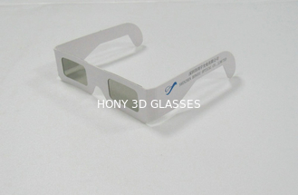 Okrągłe polaryzacyjne okulary 3D z papierową ramą do systemu Reald Or Masterimage