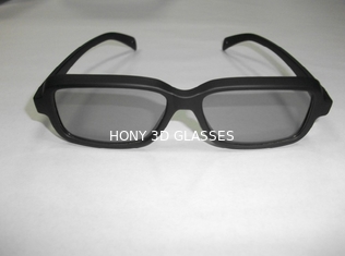 Plastikowe okrągłe spolaryzowane okulary 3D 4D 5D w ramie PC OEM