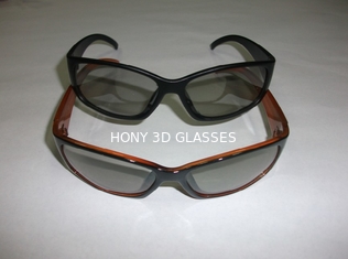 Cinema Use Plastic Circular 3D Polarized Glasses Sunglasses CE FCC RoHS