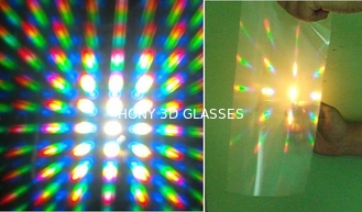 Promotional powerful rainbow 3d fireworks glasses , reusable 3d glasses